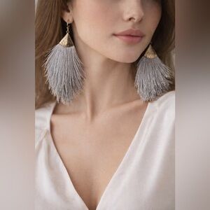 Altar'd State Metallic Fringe Earrings